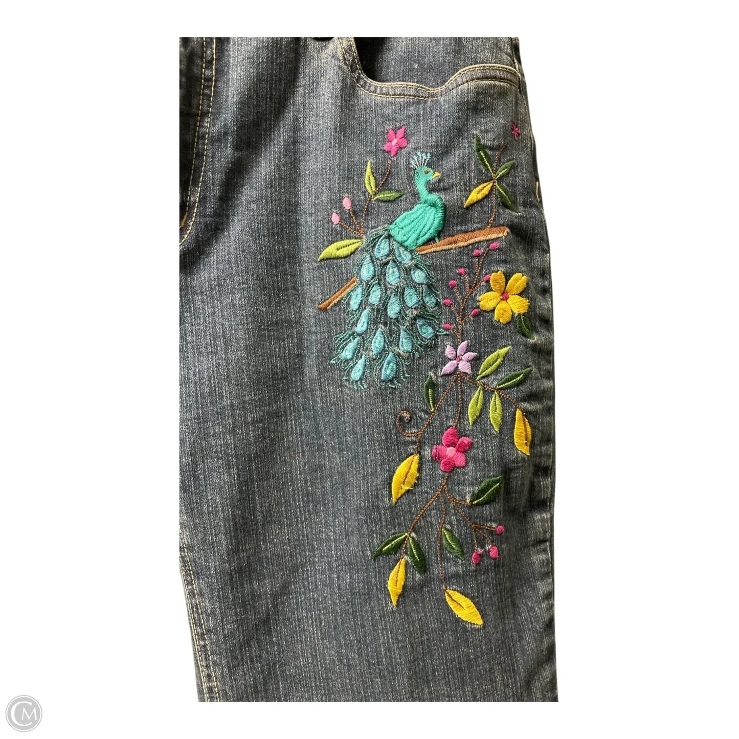 Jeans Boot Cut By Live A Little In Blue Denim, Size: 12