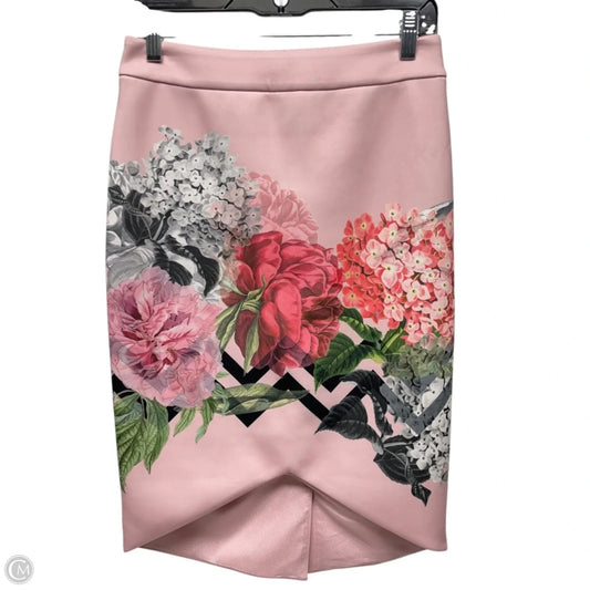 Skirt Midi By Ted Baker In Pink, Size: 2