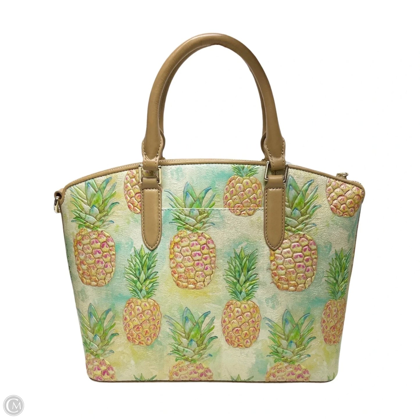 Handbag Designer By Brahmin, Size: Large