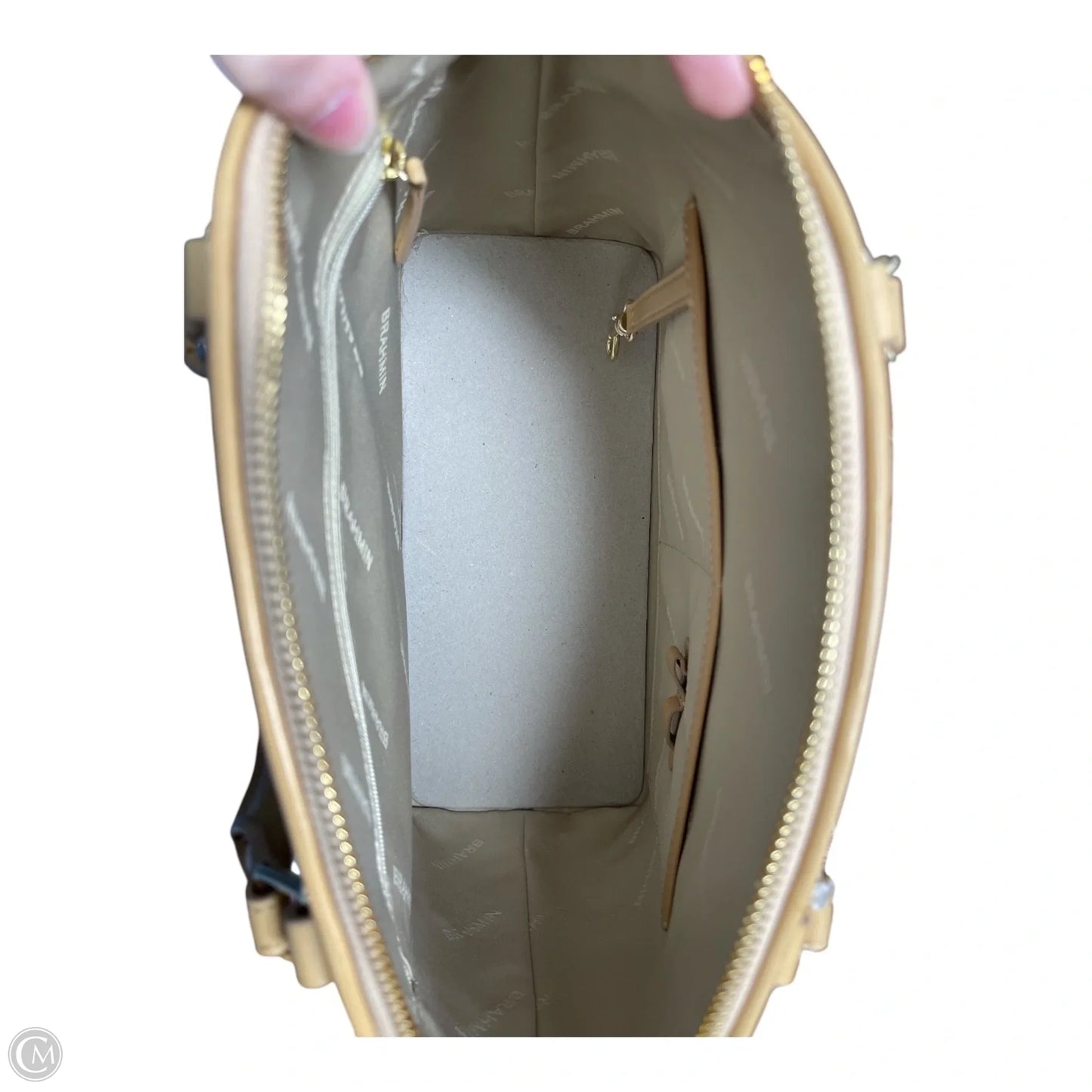 Handbag Designer By Brahmin, Size: Large