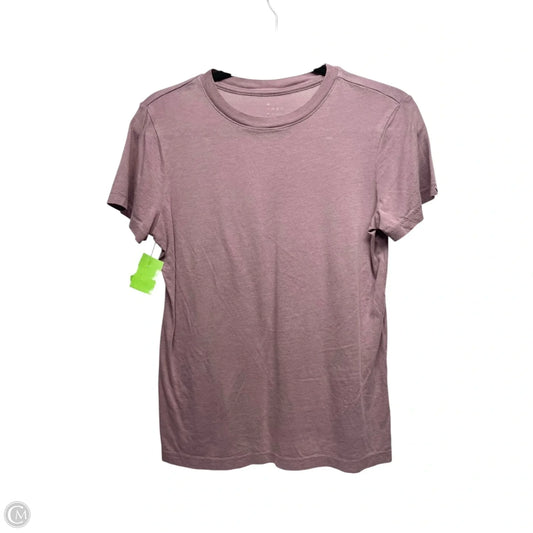 Top Short Sleeve Basic By A New Day In Mauve, Size: Xs