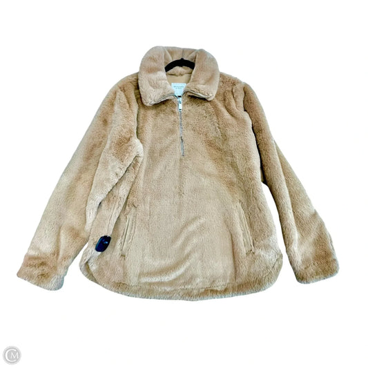 Jacket Faux Fur & Sherpa By Abercrombie And Fitch In Brown, Size: L