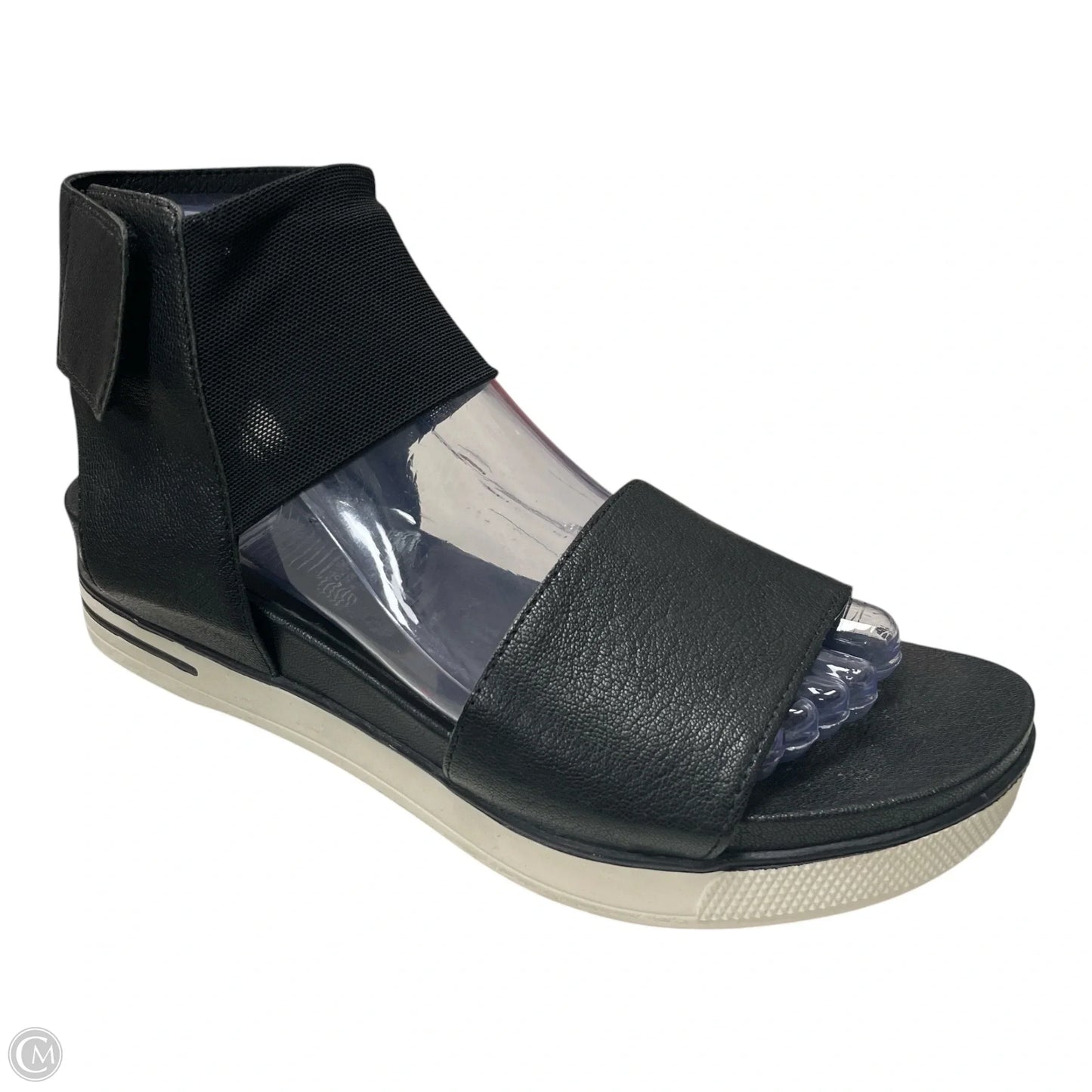Sandals Flats By Eileen Fisher In Black, Size: 8