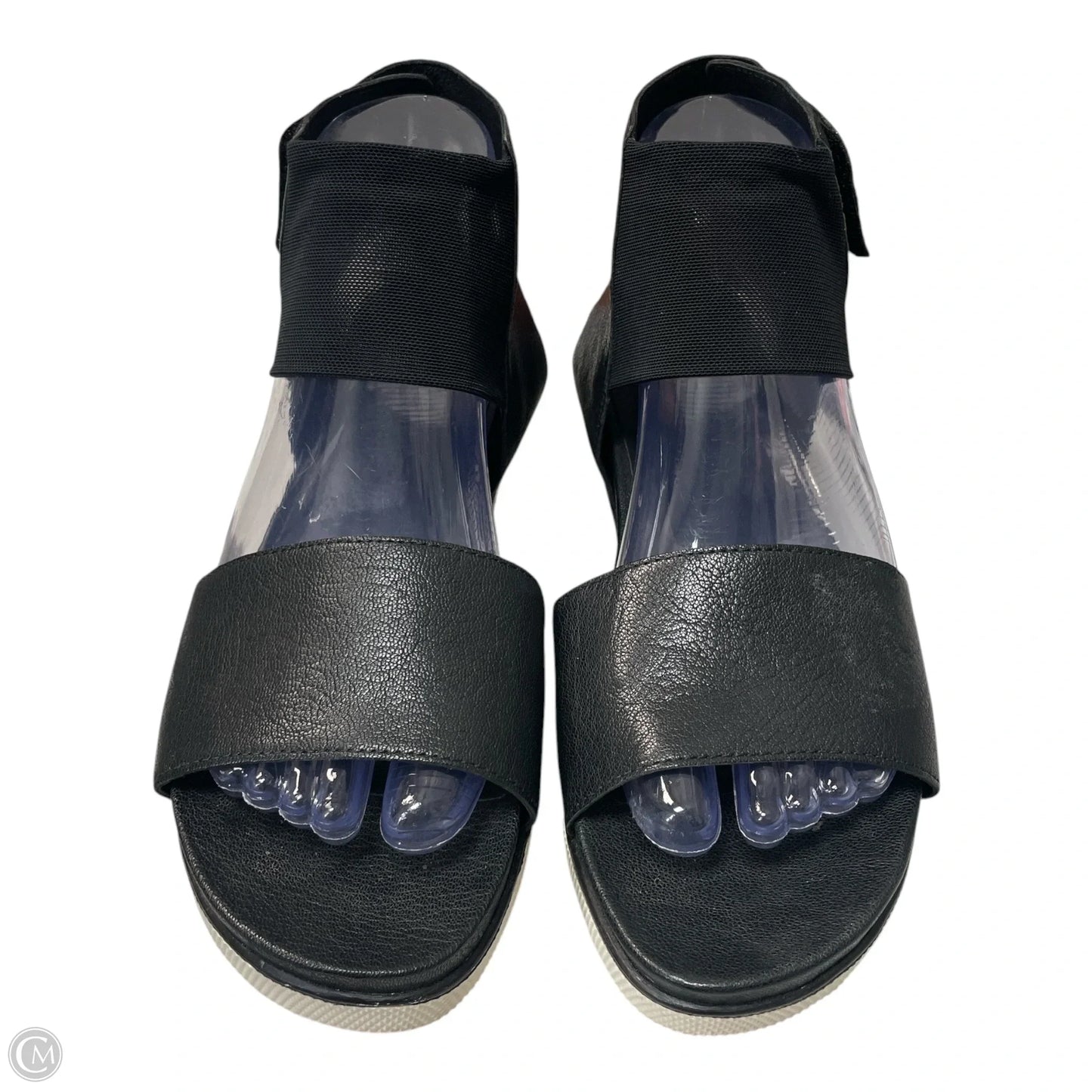 Sandals Flats By Eileen Fisher In Black, Size: 8