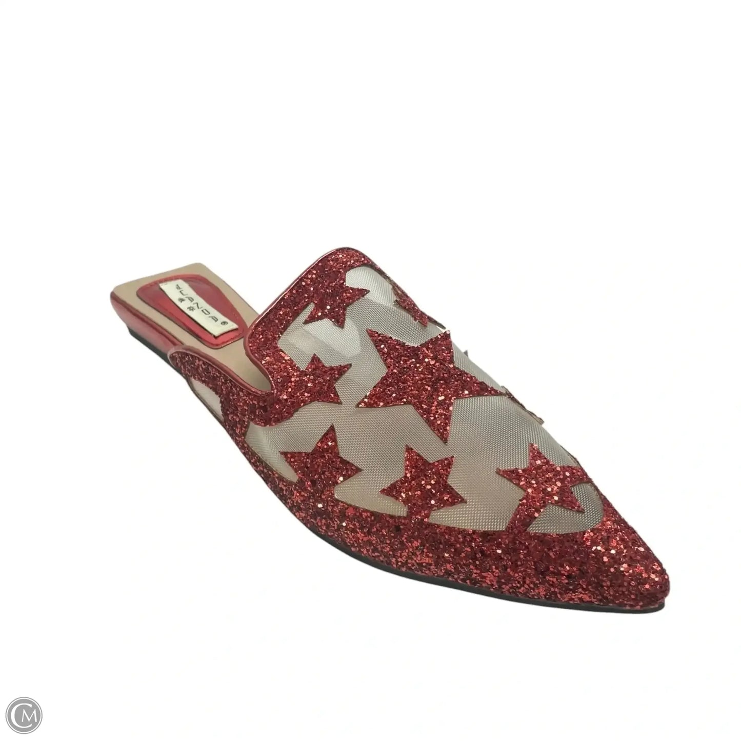 Shoes Flats By Clothes Mentor In Red, Size: 10