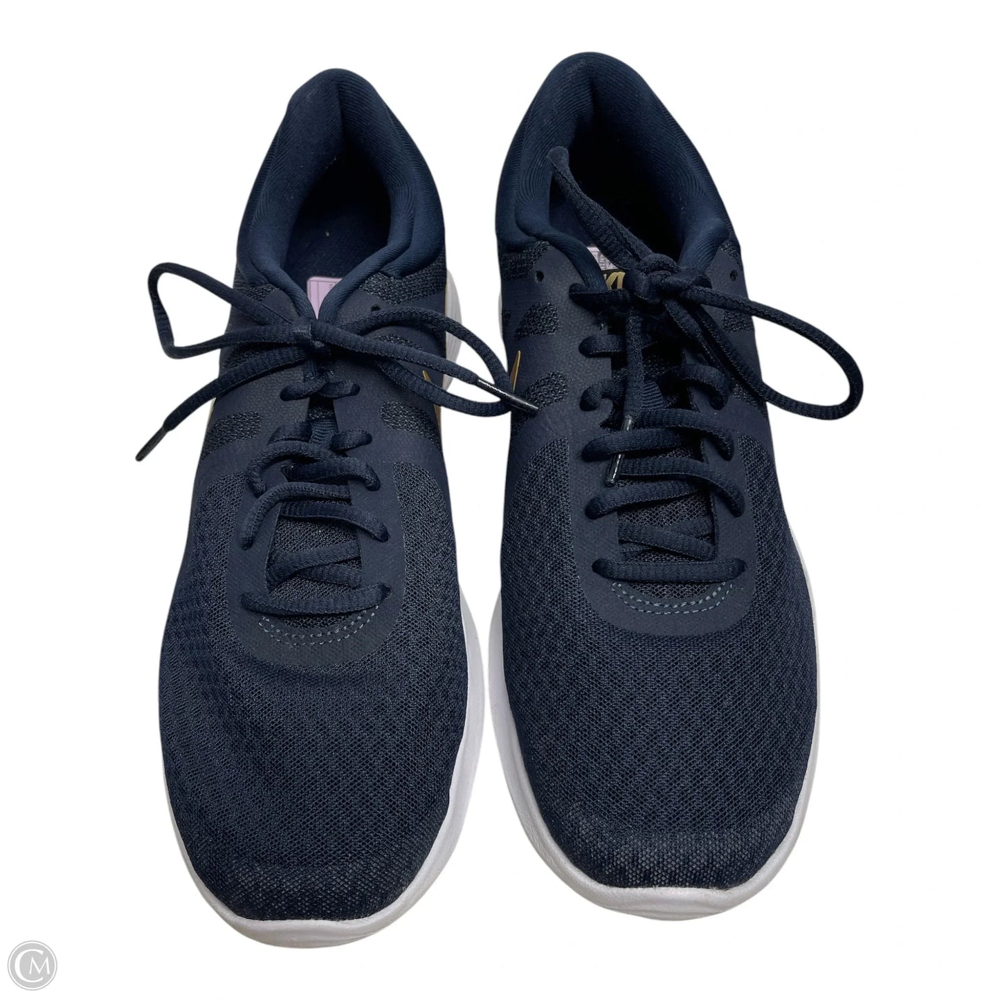 Shoes Athletic By Nike In Blue & Gold, Size: 10