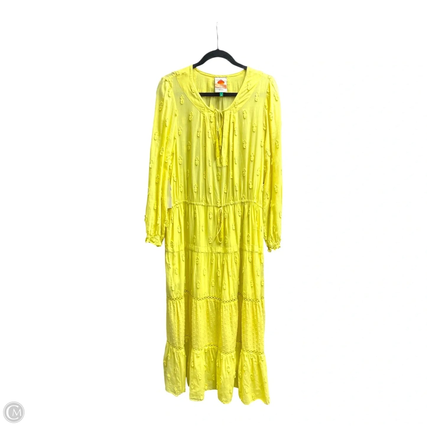 Dress Designer By Farm Rio In Yellow, Size: Xl