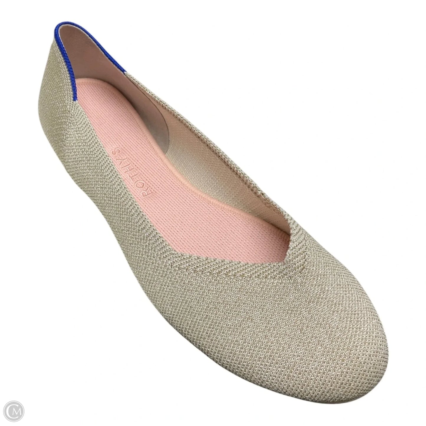 Shoes Flats By Rothys In Gold, Size: 10.5