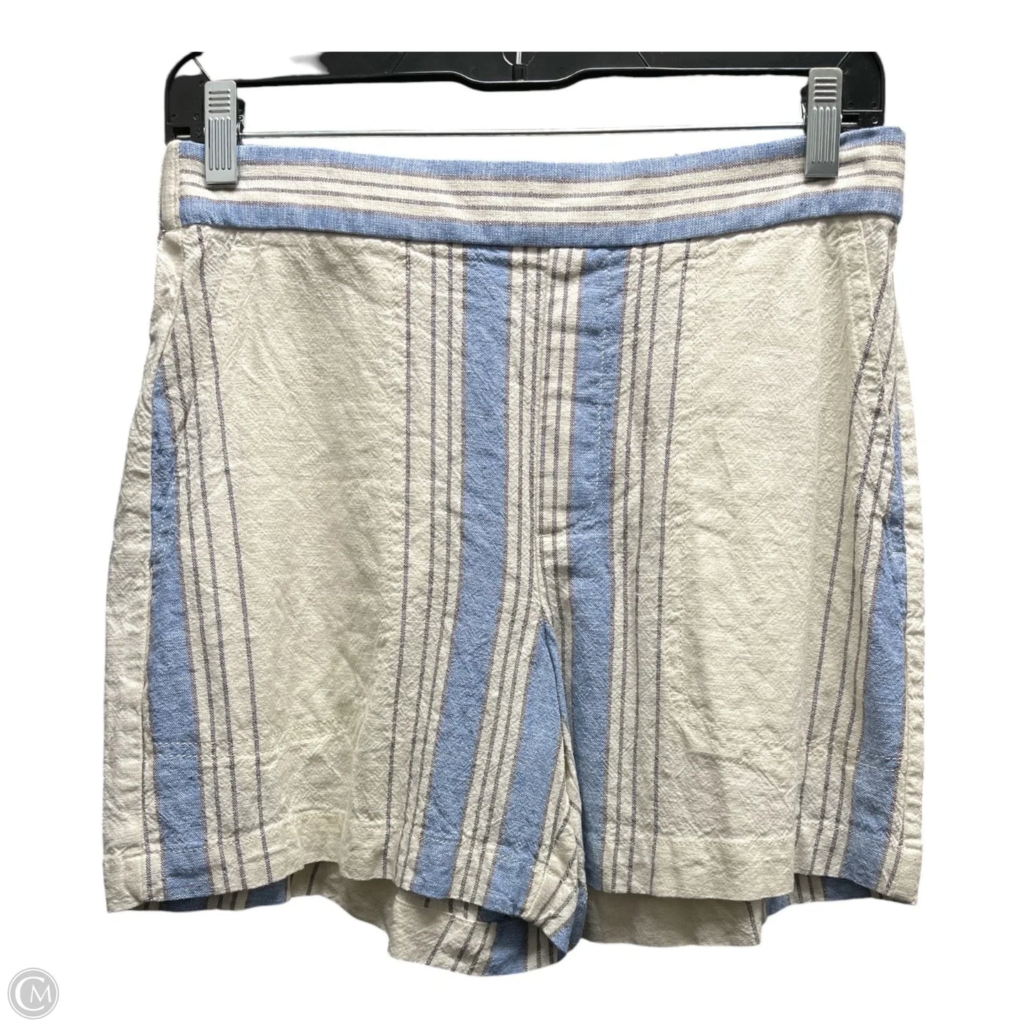 Shorts By Banana Republic In Blue & Cream, Size: Xs