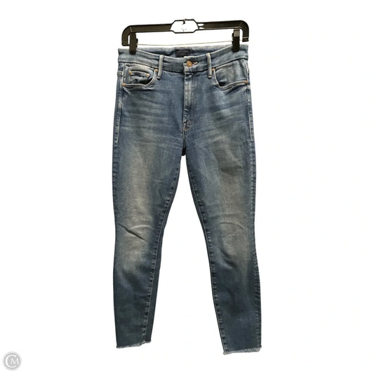 Jeans Skinny By Mother In Blue Denim, Size: 4