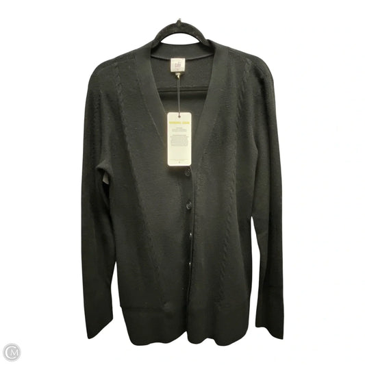 Sweater Cardigan By Cabi In Black, Size: M