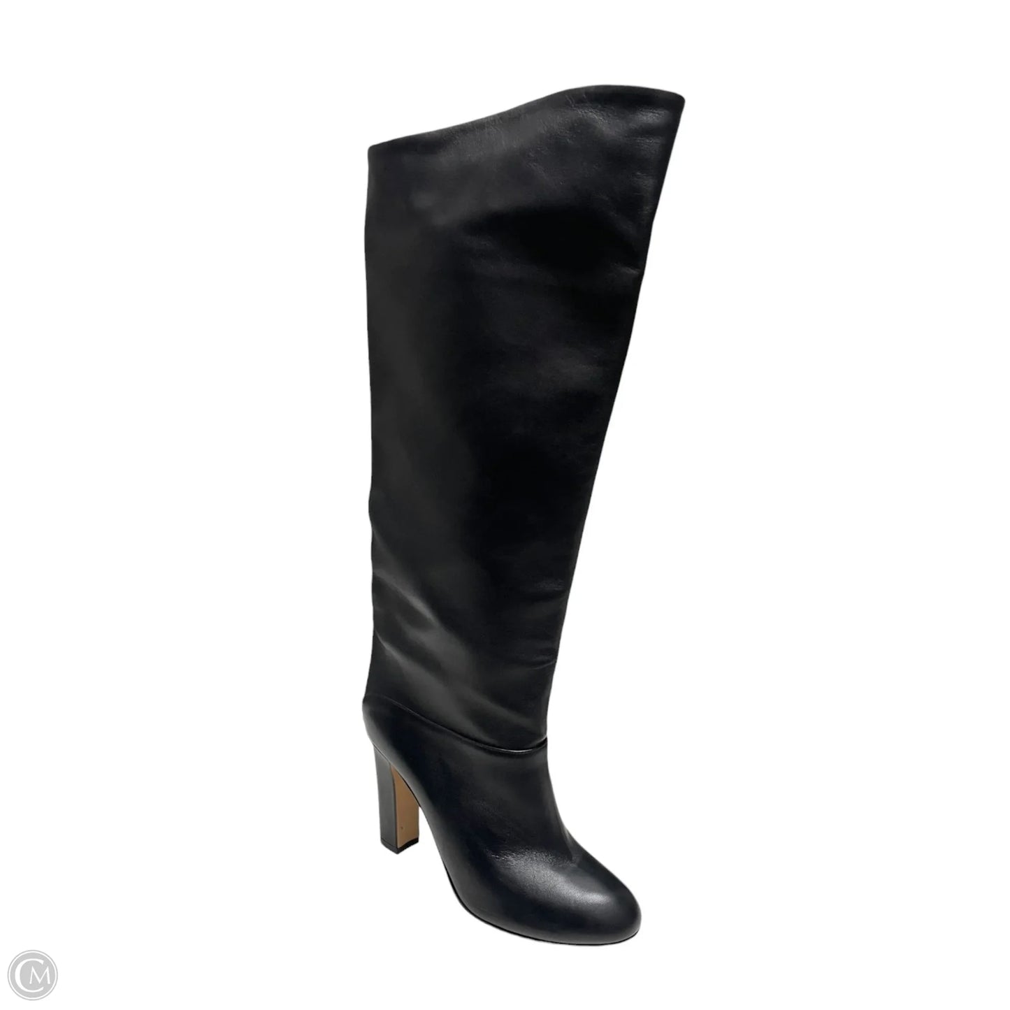 Boots Knee Heels By PARIS TEXAS In Black, Size: 8