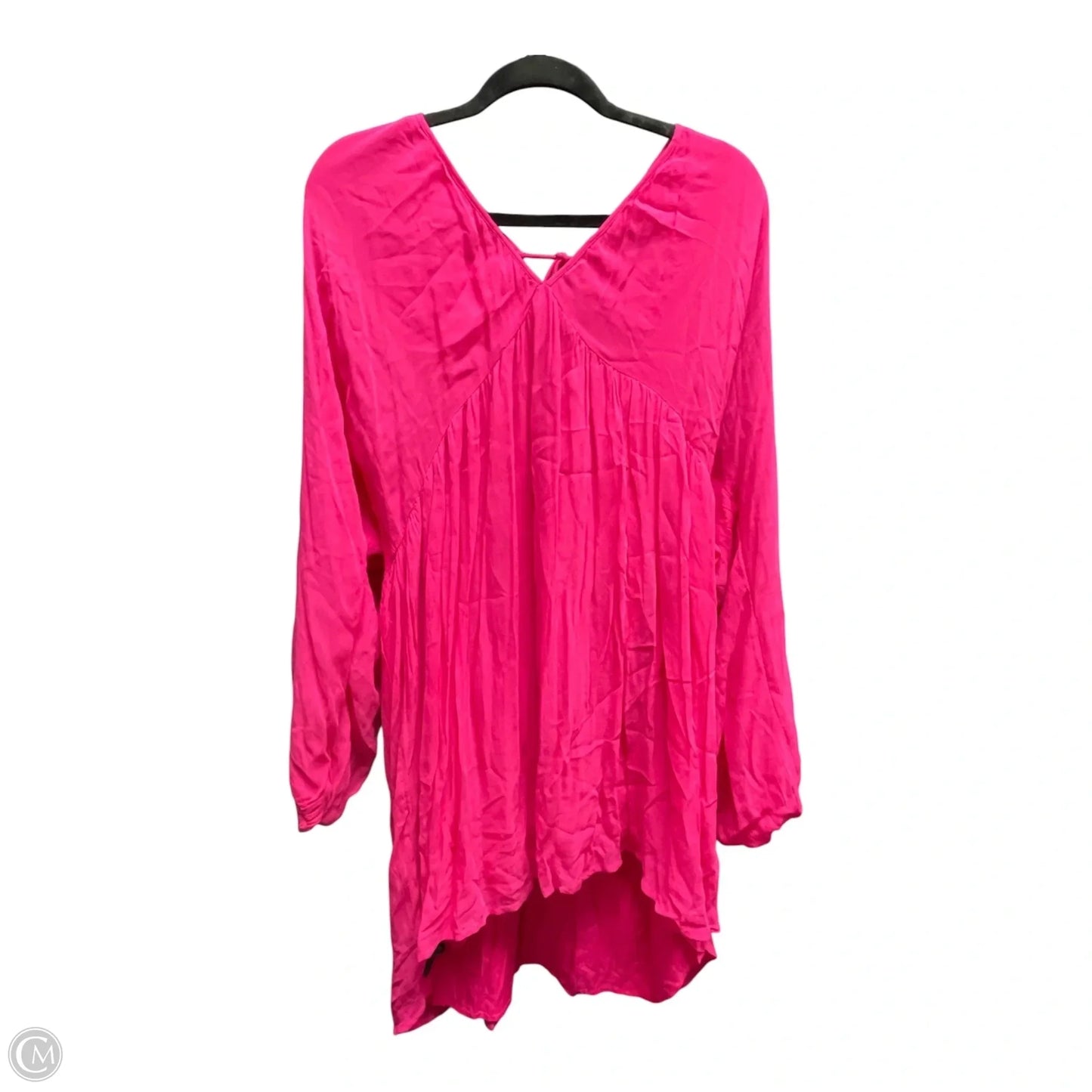 Dress Casual Short By Let Me Be In Pink, Size: 1x