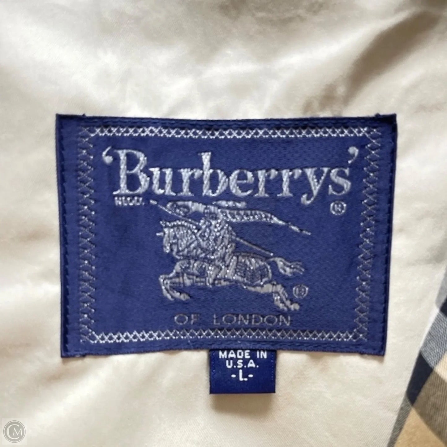 Jacket Luxury Designer By Burberry In Tan, Size: L