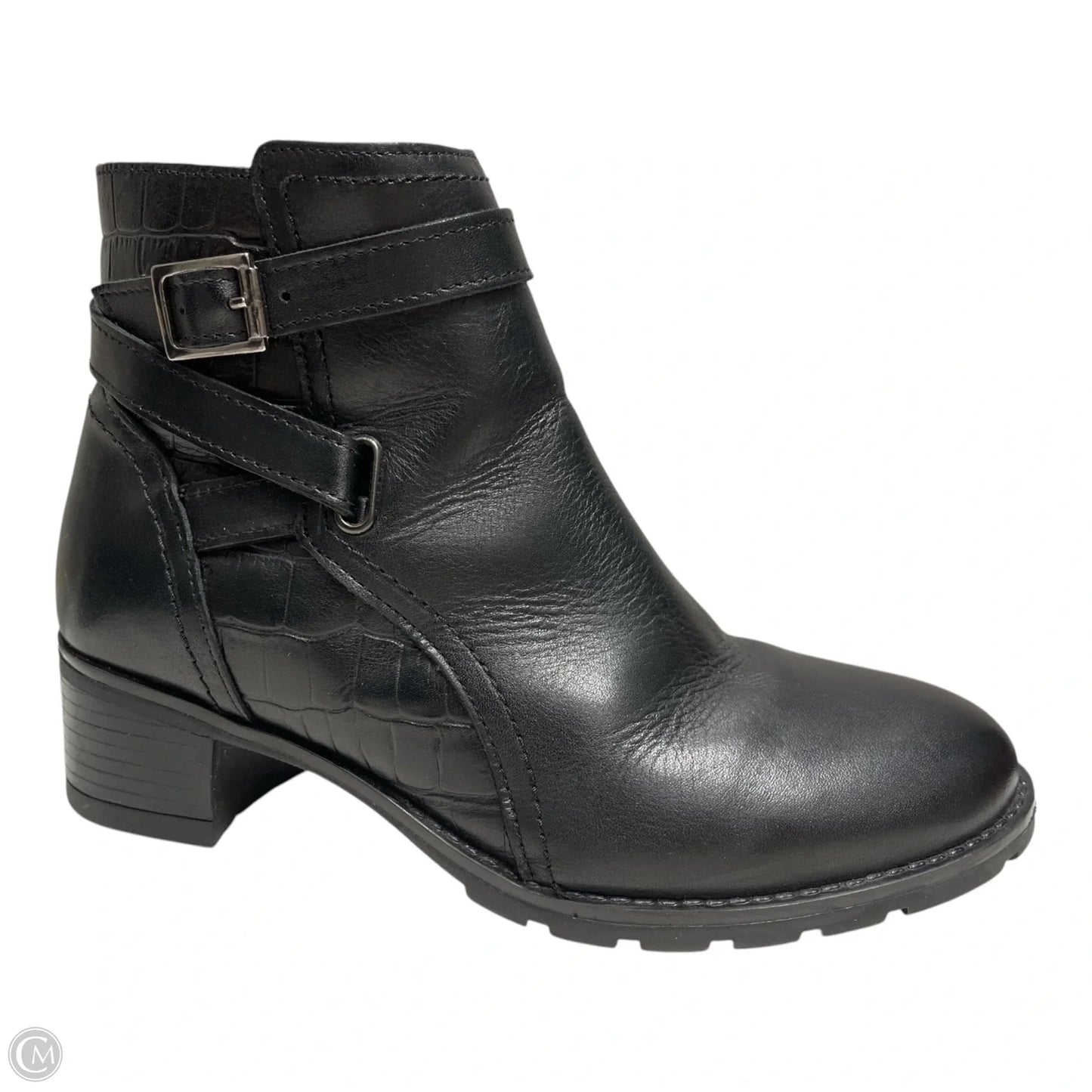 Boots Ankle Flats By ERIN MICHAEL In Black, Size: 6.5
