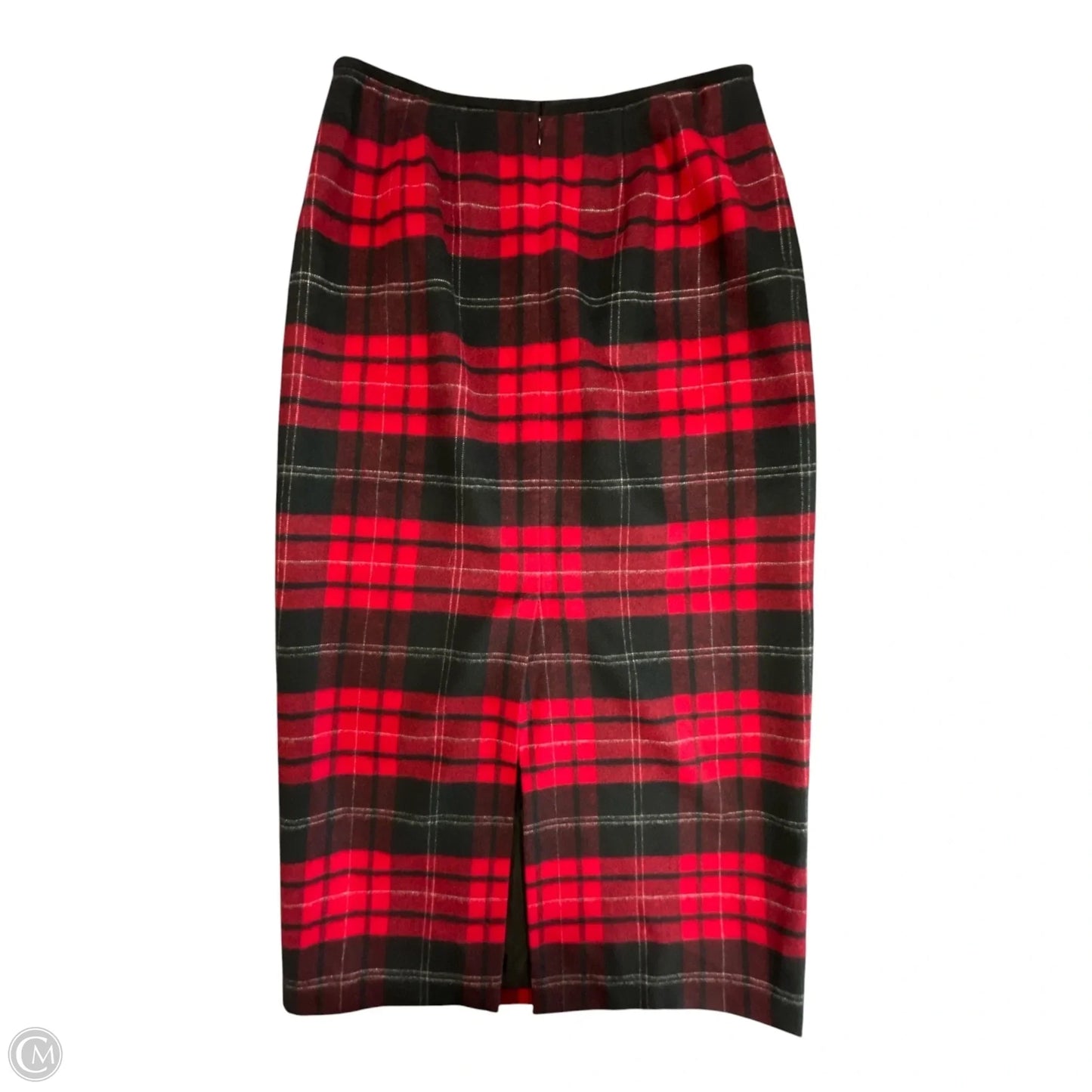 Skirt Midi By Talbots In Plaid Pattern, Size: 12