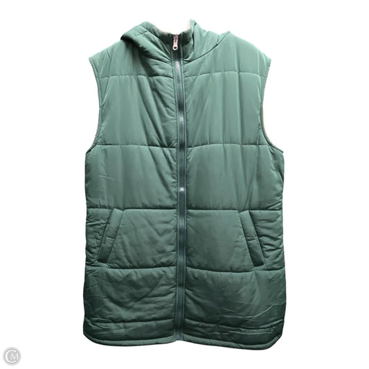 Vest Puffer & Quilted By Prettygarden In Green, Size: L