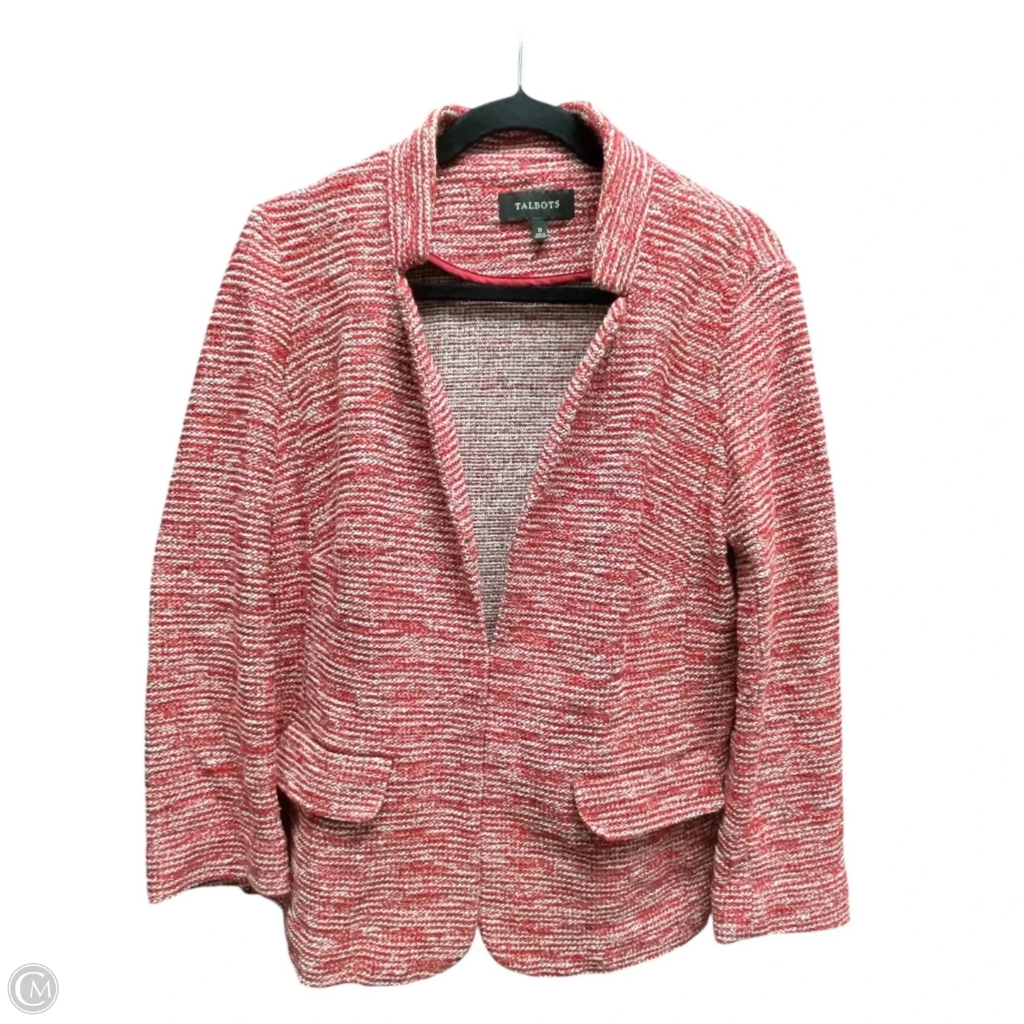 Blazer By Talbots In Red & White, Size: 12
