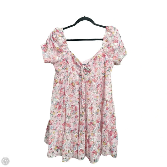 Dress Casual Short By Blue Rain In Floral Print, Size: M