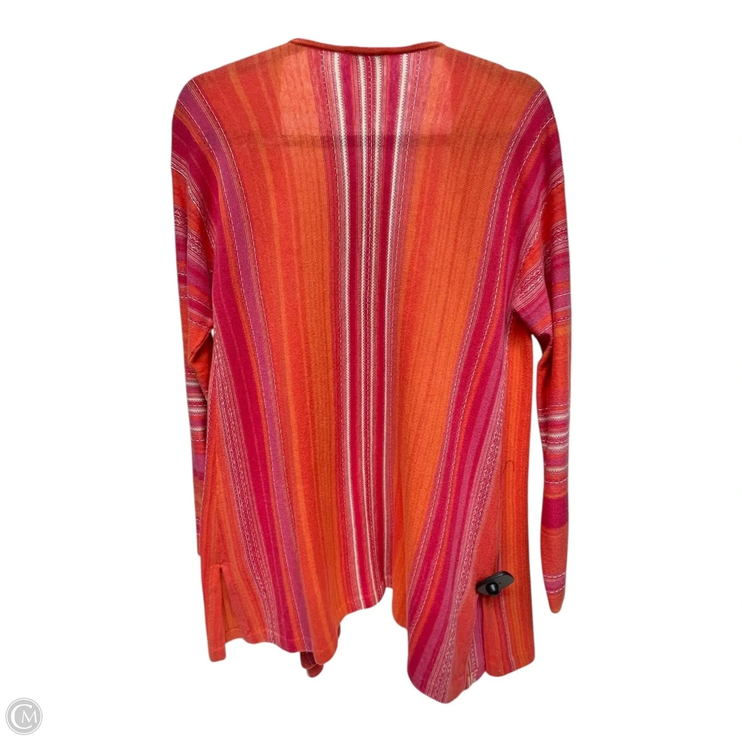Sweater Cardigan By J. Jill In Orange & Pink, Size: Sp
