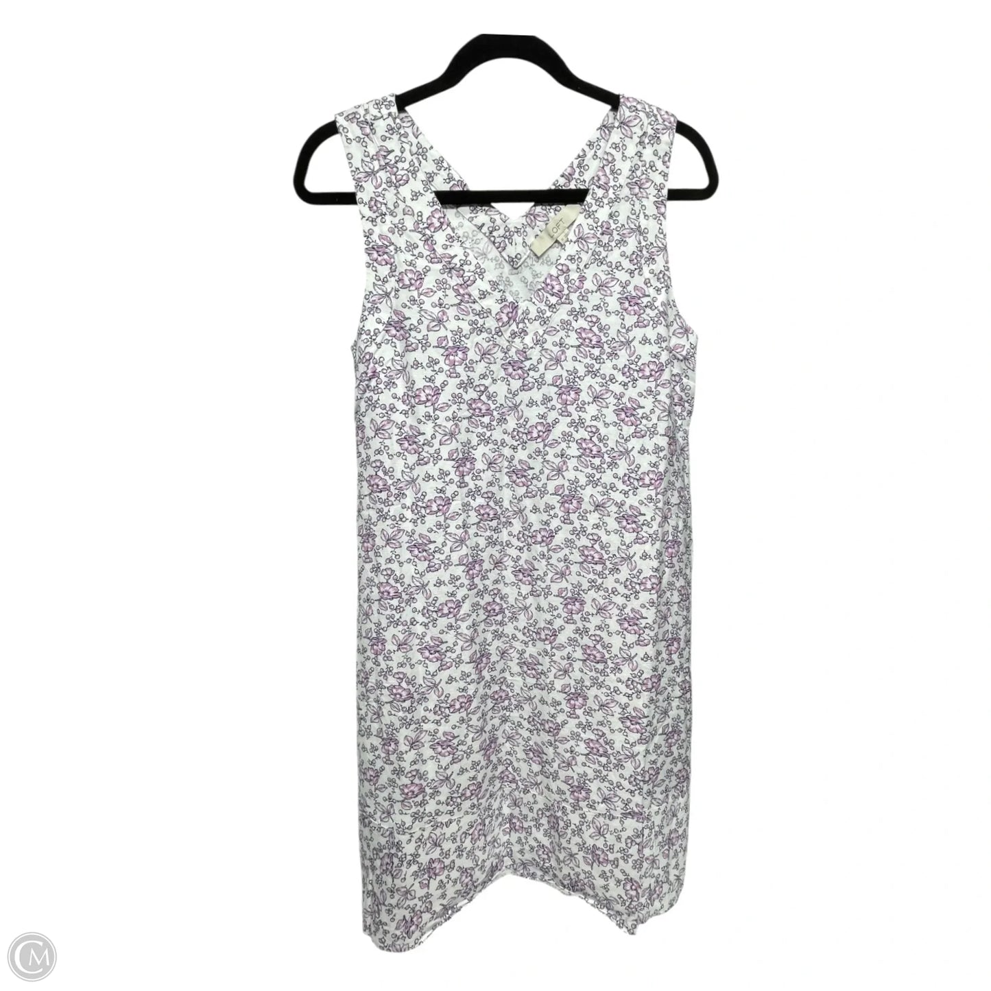 Dress Casual Short By Loft In Floral Print, Size: Xs