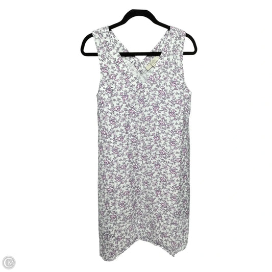Dress Casual Short By Loft In Floral Print, Size: Xs