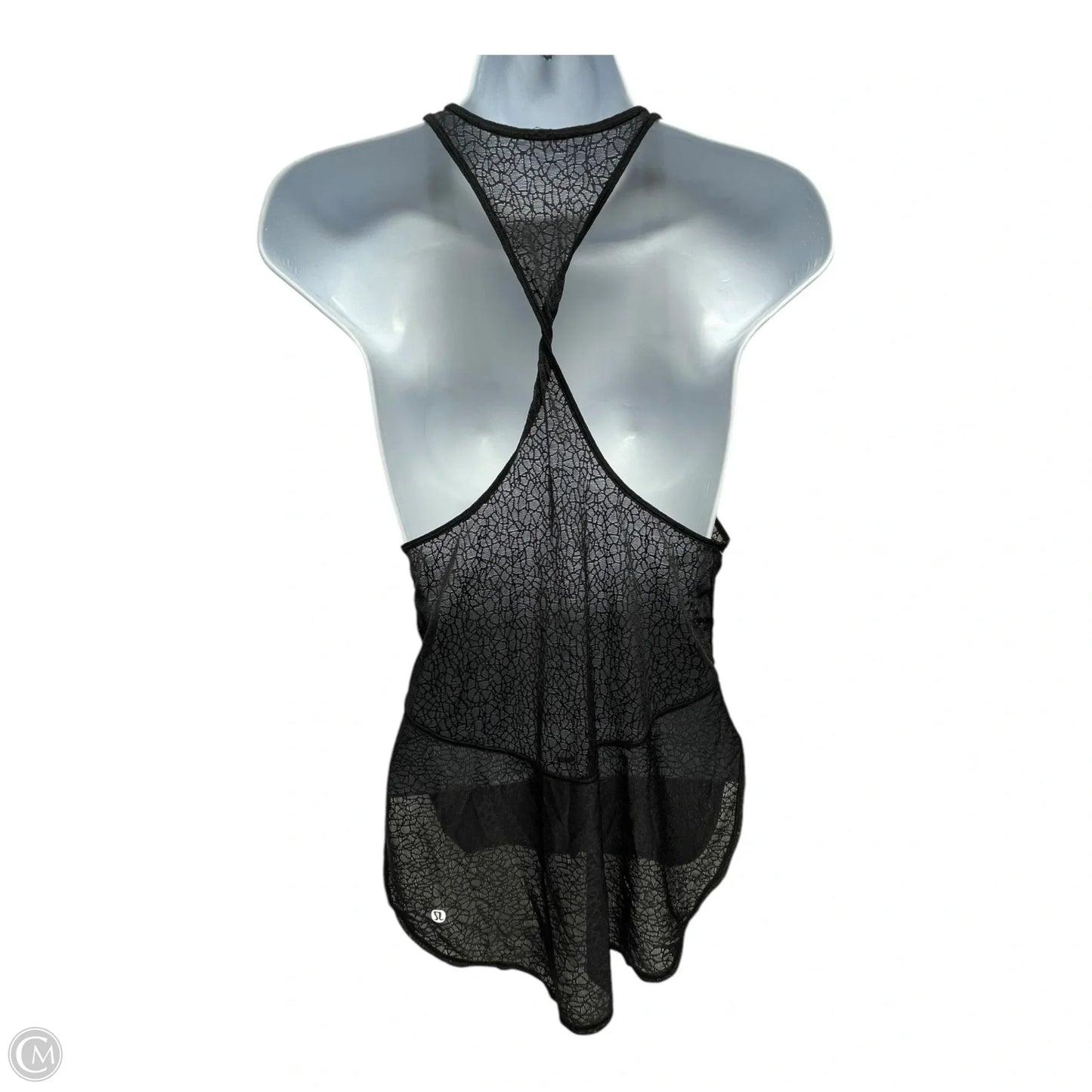 Athletic Tank Top By Lululemon In Black, Size: M