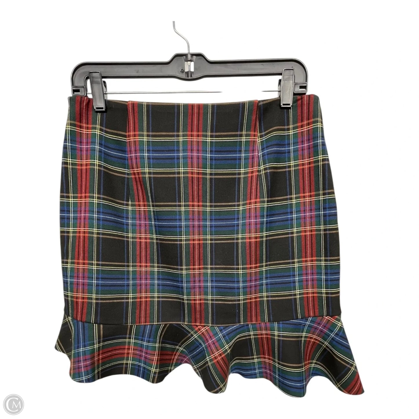 Skirt Mini & Short By Zara Women In Plaid Pattern, Size: M