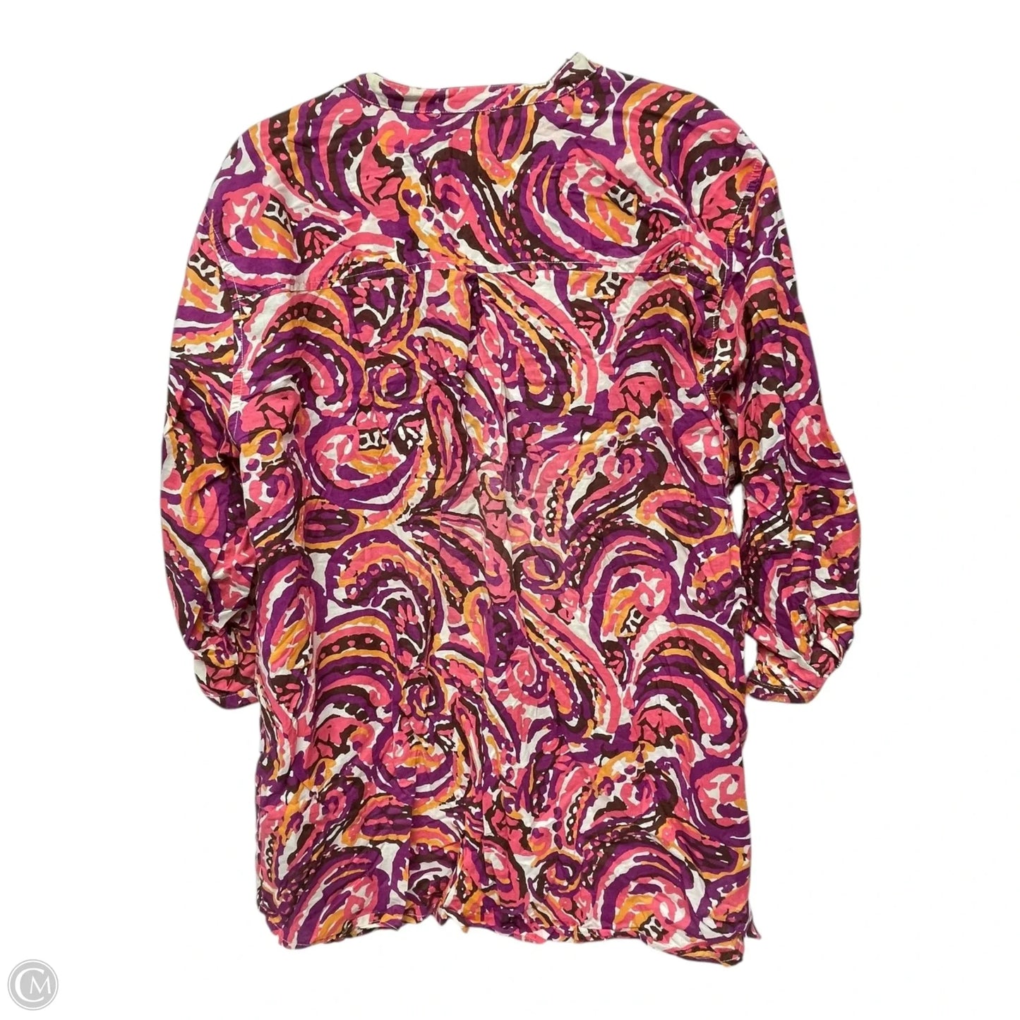 Top 3/4 Sleeve By Merona In Multi-colored, Size: 4x