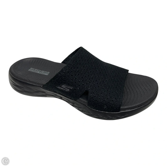 Sandals Flats By Skechers In Black, Size: 7