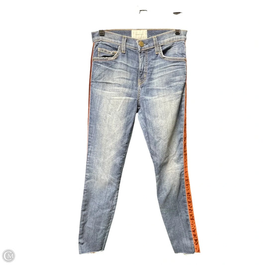 Jeans Skinny By Current/elliott In Maroon, Size: 2