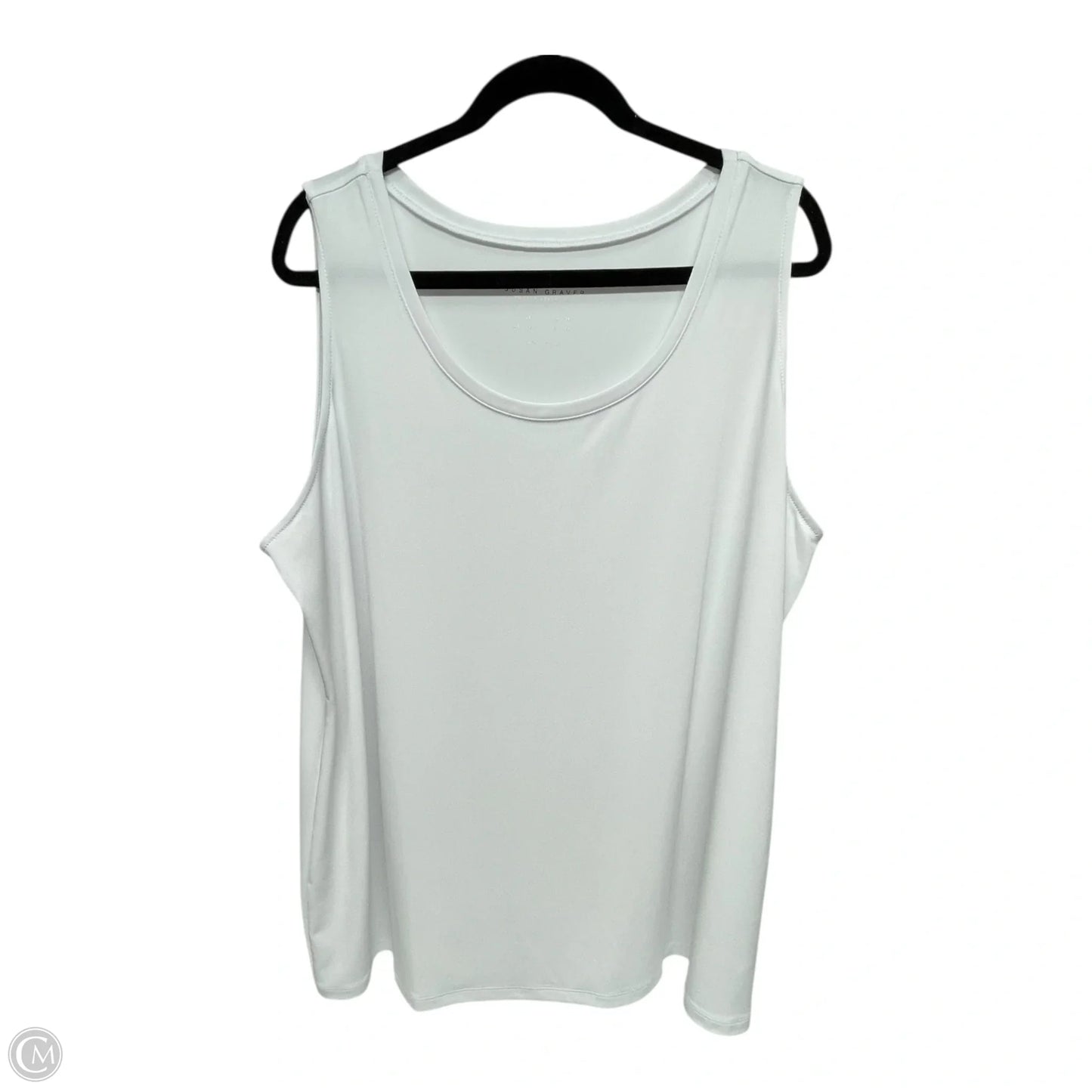 Tank Top By Susan Graver In White, Size: 2x
