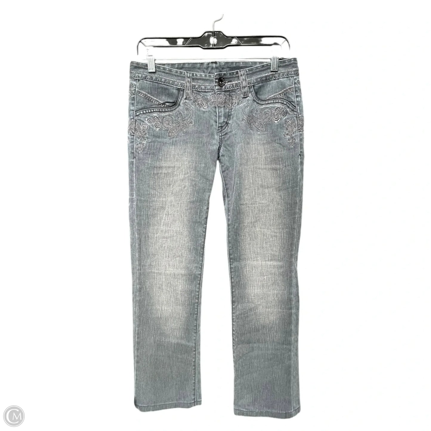 Jeans Boot Cut By Armani Exchange In Blue Denim, Size: 4