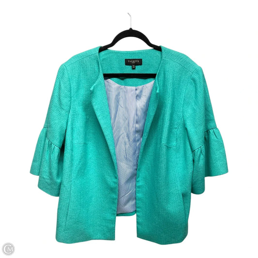 Blazer By Talbots In Aqua, Size: 16