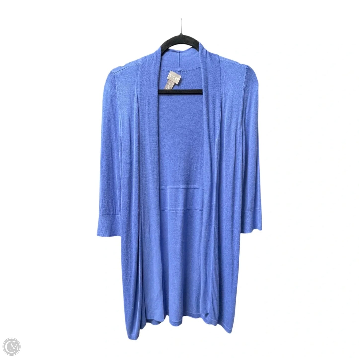 Sweater Cardigan By Chicos In Blue, Size: S