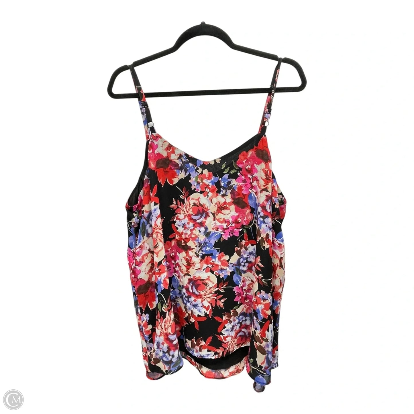 Top Sleeveless By Torrid In Floral Print, Size: 1x
