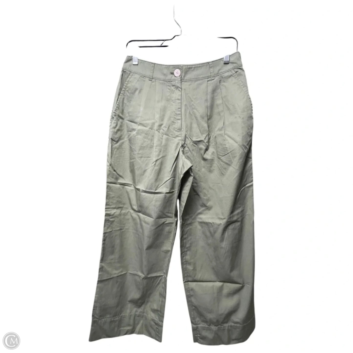 Pants Wide Leg By Loft In Green, Size: 6p