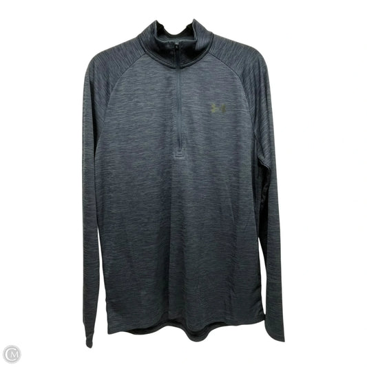 Athletic Jacket By Under Armour In Navy, Size: M