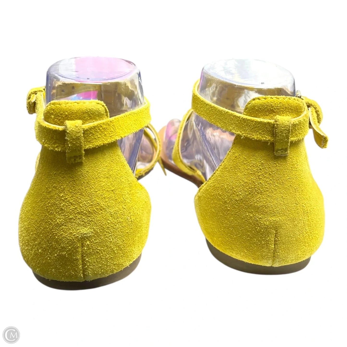 Sandals Flats By Guess In Yellow, Size: 8