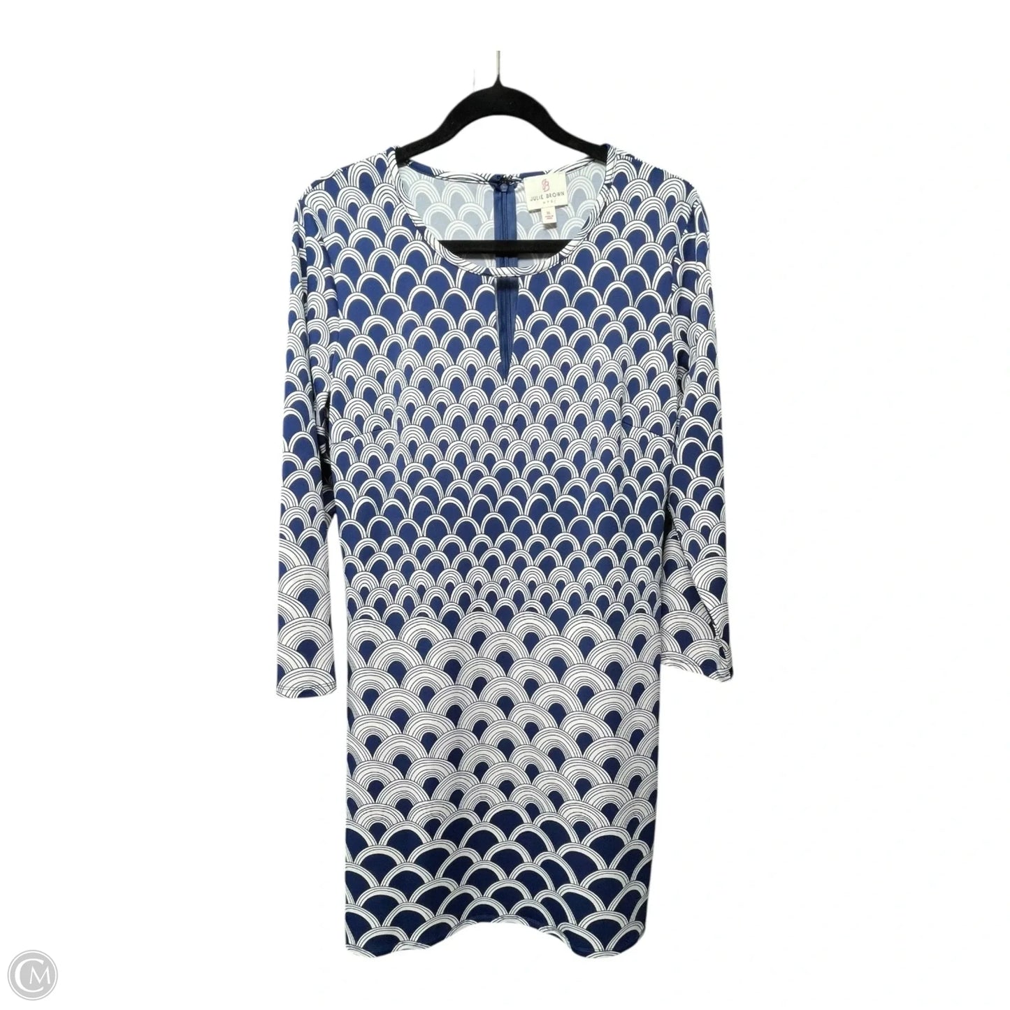 Dress Casual Short By Julie Brown In Geometric Pattern, Size: Xl