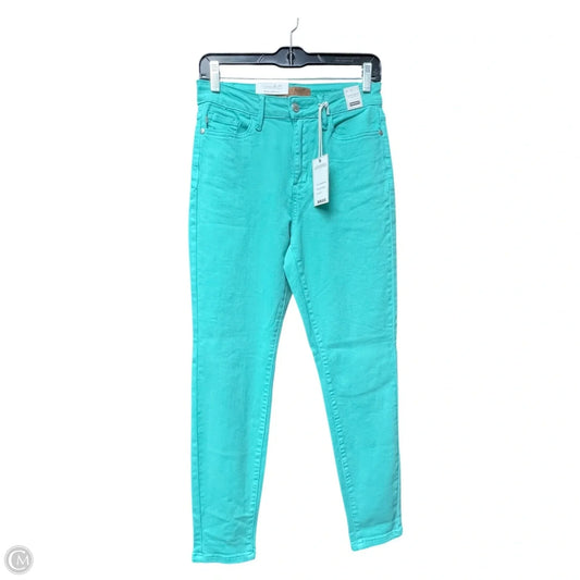Jeans Wide Leg By Judy Blue In Aqua, Size: 2