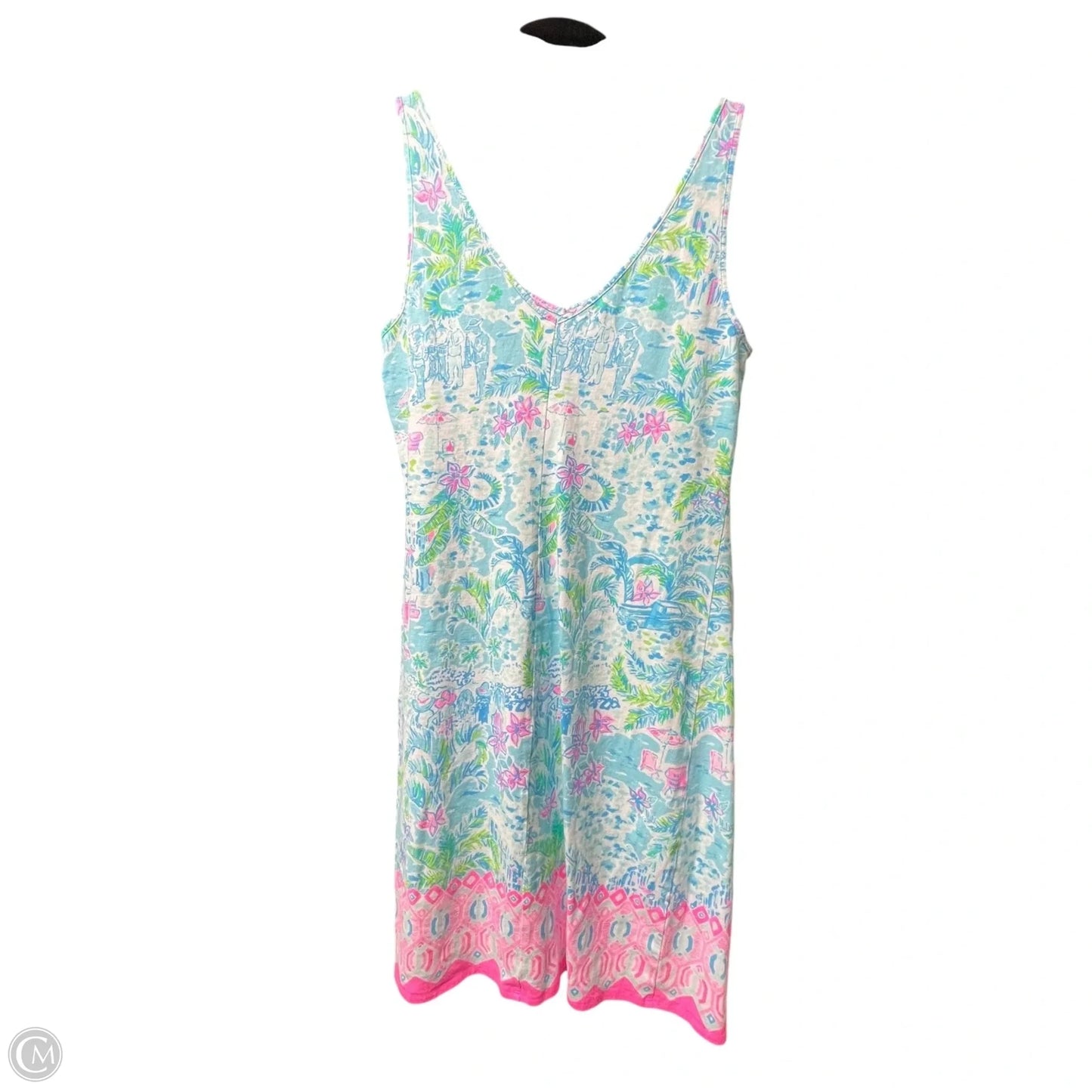 Dress Designer By Lilly Pulitzer In Blue & Green, Size: S