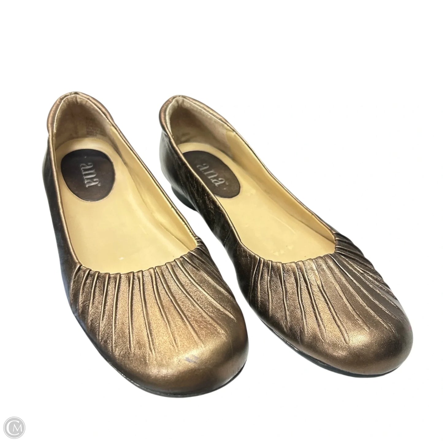 Shoes Flats By Ana In Bronze, Size: 6