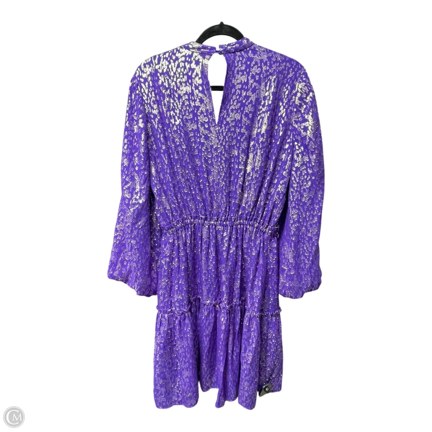 Dress Designer By Lilly Pulitzer In Gold & Purple, Size: 8