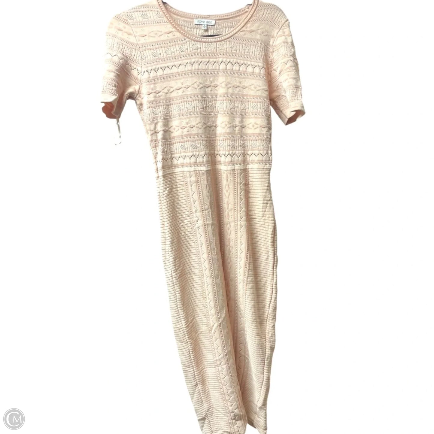 Dress Designer By ronny In Peach, Size: S