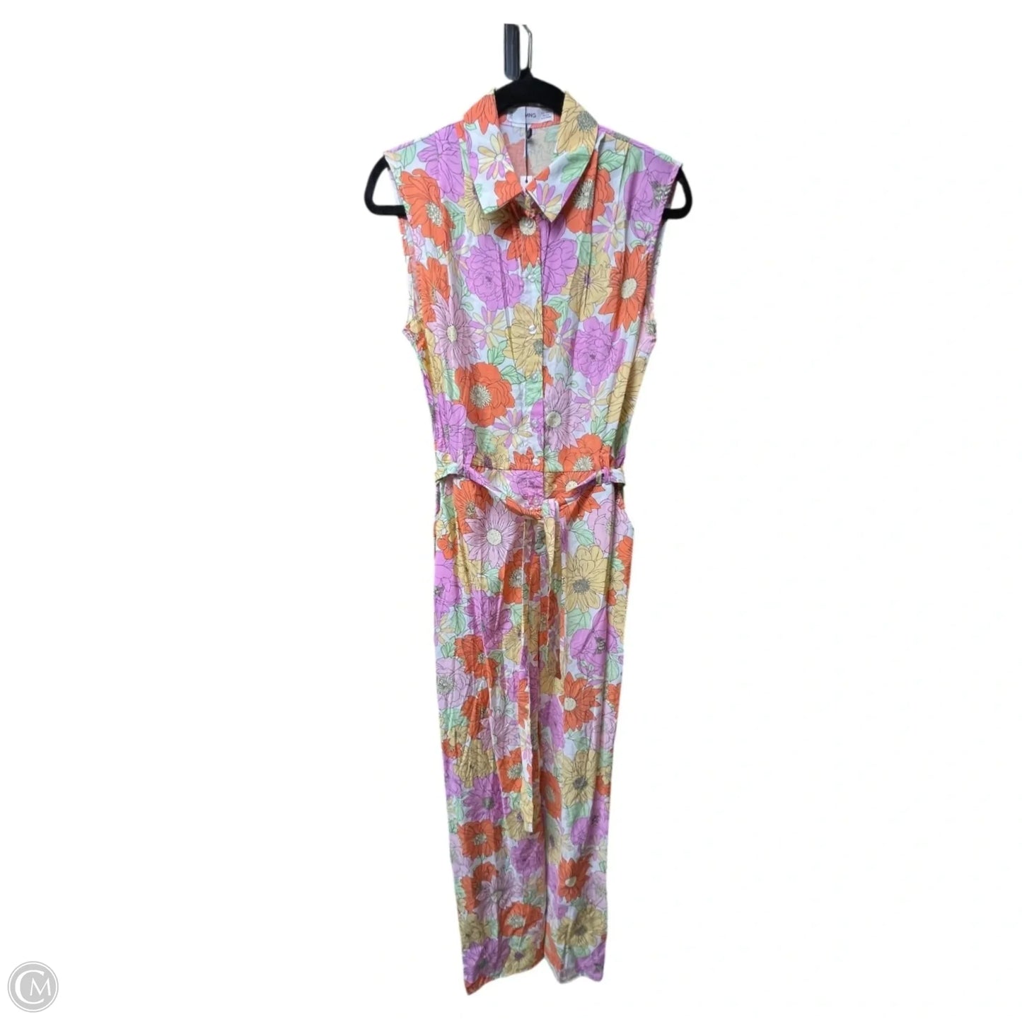 Jumpsuit By Mng In Floral Print, Size: S