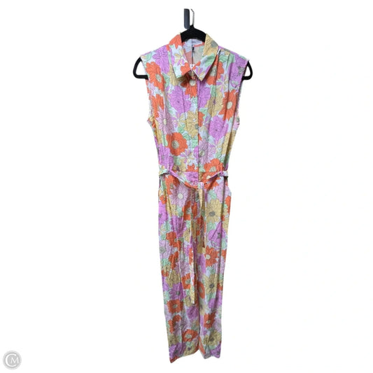 Jumpsuit By Mng In Floral Print, Size: S