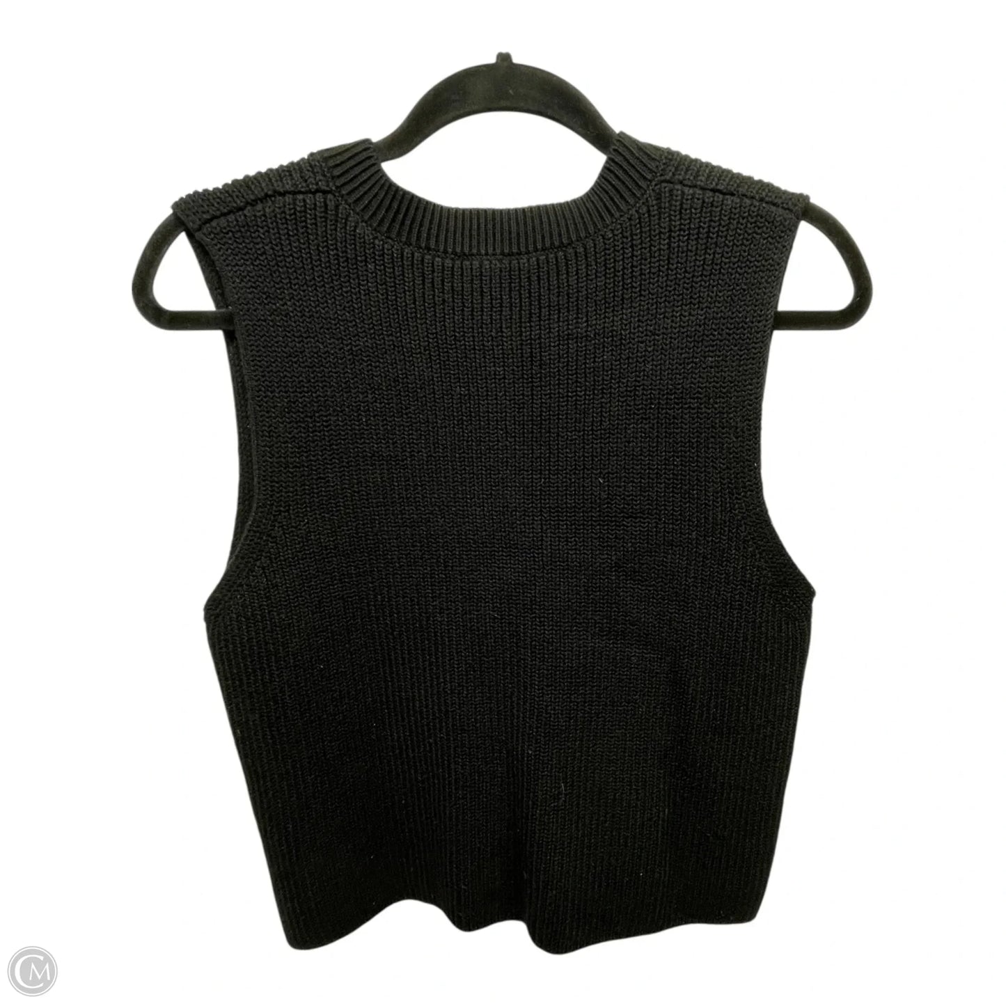 Vest Sweater By Zara In Black, Size: S