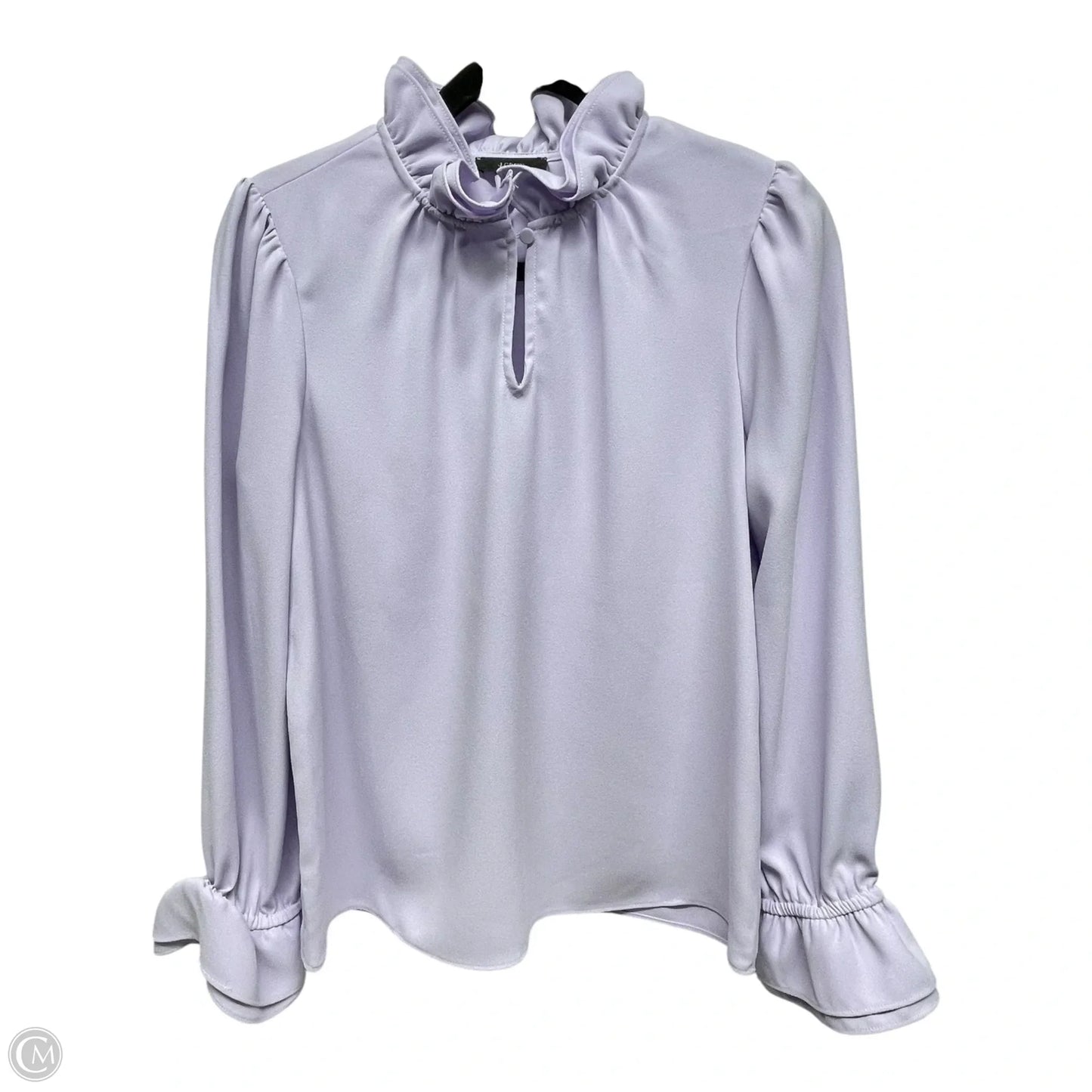 Top Long Sleeve By J. Crew In Purple, Size: S
