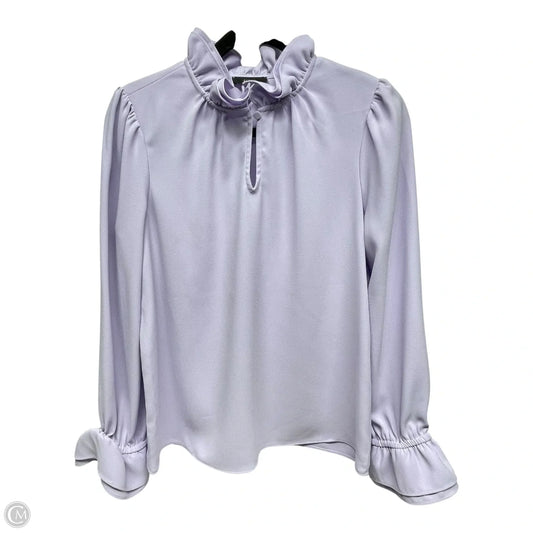 Top Long Sleeve By J. Crew In Purple, Size: S